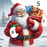 Santa Color By Number Games
