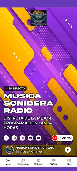 Música Sonidera Radio Screenshot 2