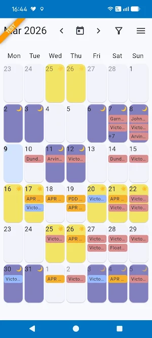 HPS Shift Changes Screenshot 0