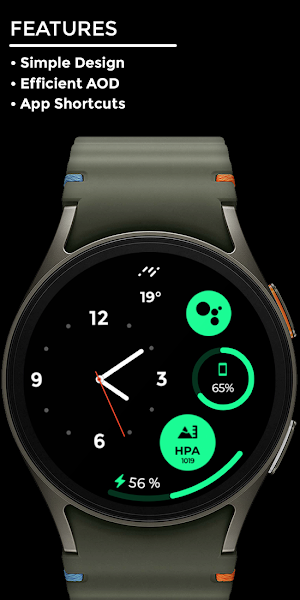 Night ver 52 - watch face Screenshot 1