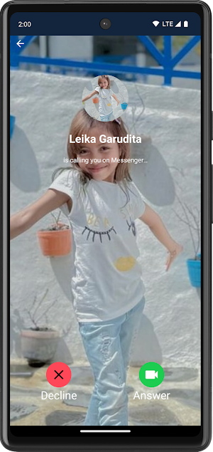 Leika Garudita Panggilan Palsu Screenshot 0