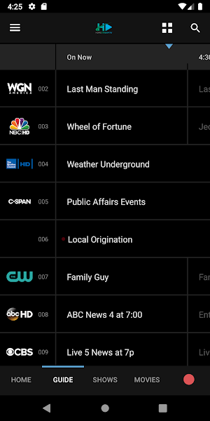 HomeStreamTV Screenshot 1