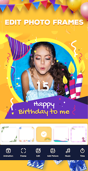 Birthday Video Song Maker Screenshot 2