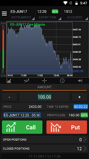 KERFORDFX Option Trader Screenshot 1