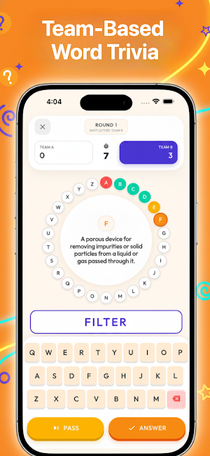 Palabras: Alphabet Word Quiz Screenshot 1