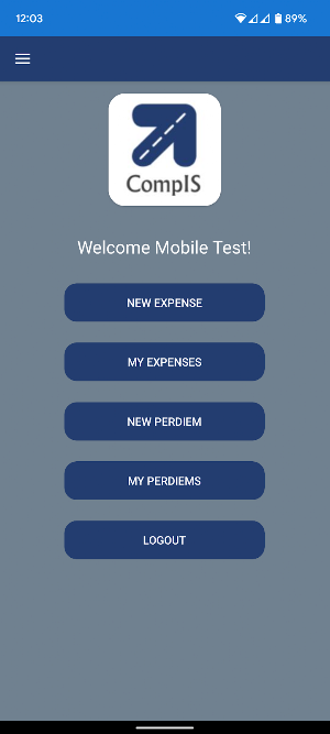 CompIS Mobile Screenshot 1