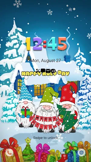 Christmas Gnomes - Wallpaper Screenshot 1