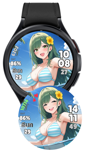 Bikini Girls Watch Face Screenshot 1