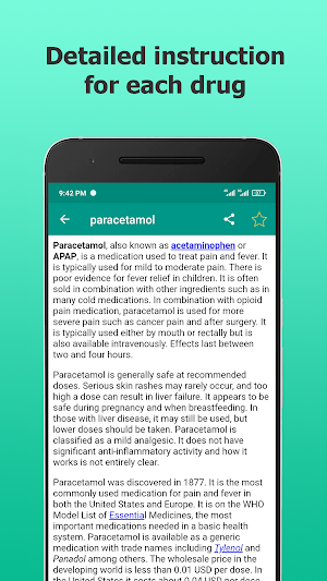 Drugs Dictionary Offline Screenshot 1