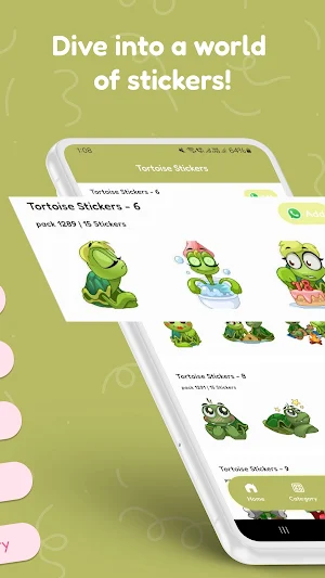 Tortoise Stickers Screenshot 1