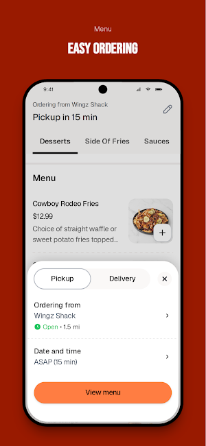 Wingz Shack Screenshot 2