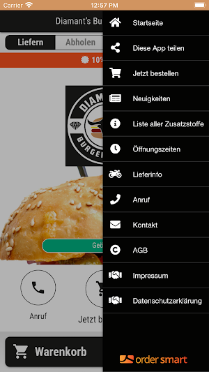 Diamant’s Burger und Pizza Screenshot 2
