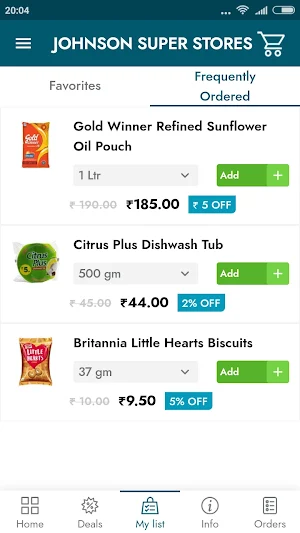 Johnson Super Stores Screenshot 2