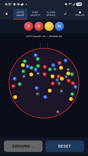 Physik-Lotto: 6aus49 Screenshot 1