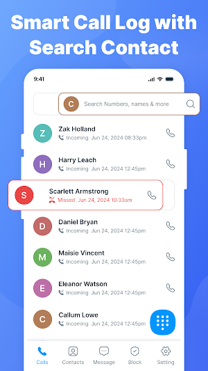 Caller Id: Dialer, SMS & Block Screenshot 3