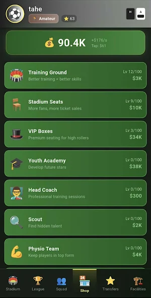Idle Eleven – Football Club Screenshot 3