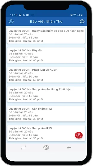 BVLife Luyện thi Screenshot 1