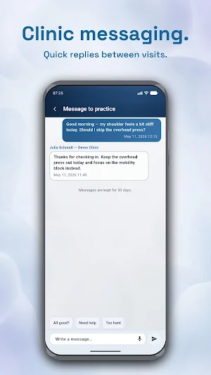 RehabPilot: Clinic Therapy Screenshot 2