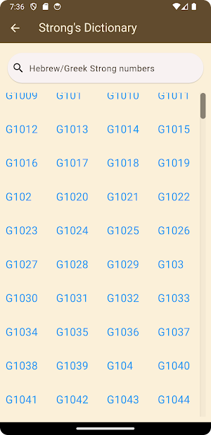 Hebrew and Greek Strongs Bible Screenshot 3