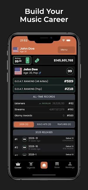 Music Superstar Career Tycoon Screenshot 1