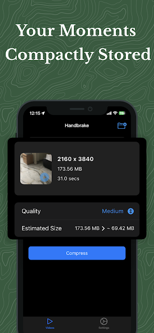 Handbrake+ : Video Compress Screenshot 0