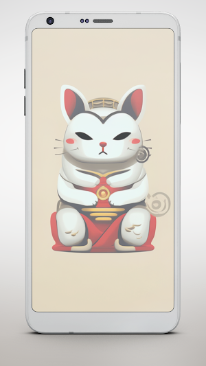 Lucky Neko Wallpapers Screenshot 2