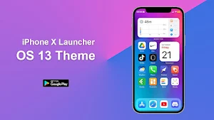 iPhone X Launcher OS 13 Theme Screenshot 0