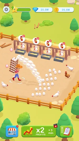 Big Farm Harvest: Idle Farm Screenshot 1