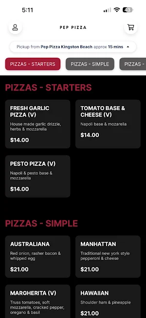 Pep Pizza Screenshot 0