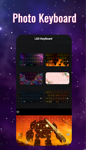 Neon led keyboard: color & rgb Screenshot 3