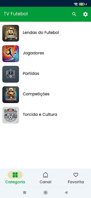 TV Futebol - Tv ao vivo Screenshot 1