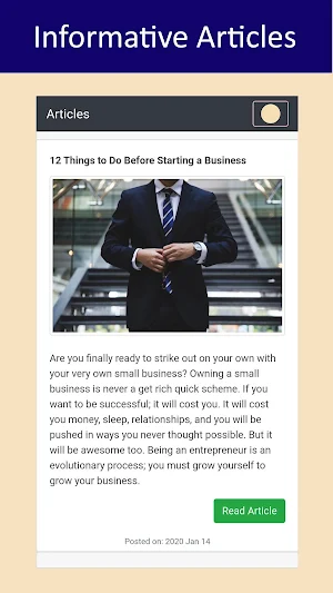 Articles Screenshot 0