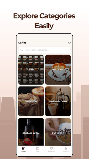 Coffee & Tea Recipes Screenshot 1