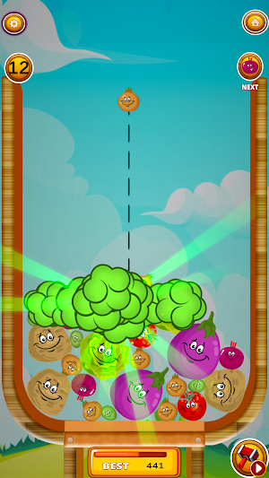 Veggie Merge Master-ASMR Games Screenshot 1