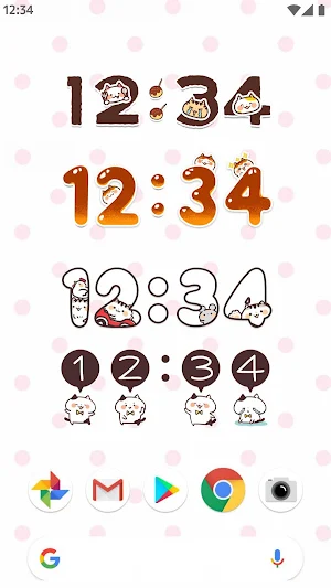 Digital Clock Widget C.C.Makiart Screenshot 3