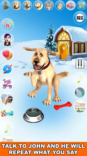 Talking John Dog - Frozen City Screenshot 0