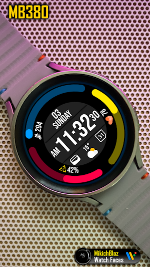 Digital Watch Face MB380 Screenshot 1
