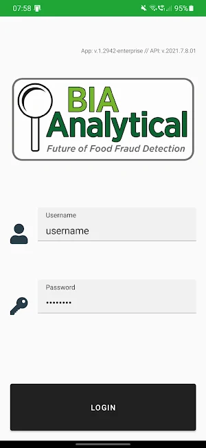 BIA Analytical Screenshot 0