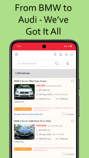 Used Cars in Singapore Screenshot 2