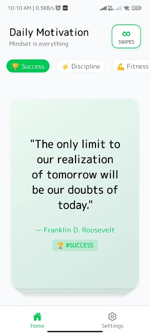 Daily Motivation Pro Screenshot 1