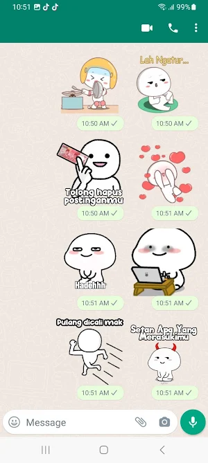 Stiker WA Pentol WAStickerApps Screenshot 0