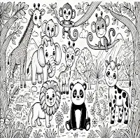 Animal Coloring Game