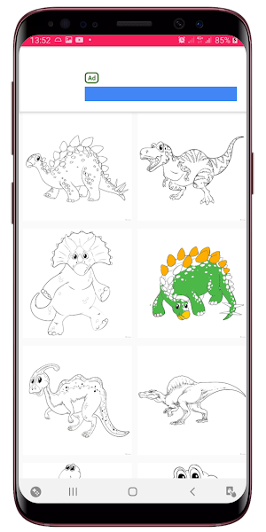 Dinosaur Coloring Book Screenshot 1
