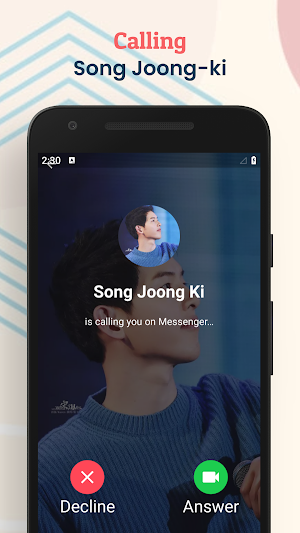 Song Joong-ki Fake Chat & VC Screenshot 2