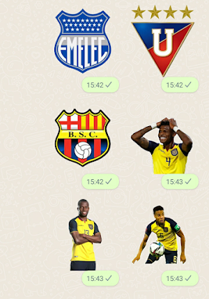 Stickers de Fútbol Ecuatoriano Screenshot 2