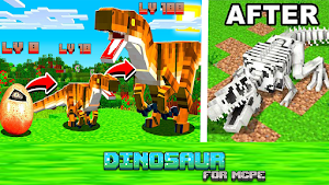 Dinosaur Mod for Minecraft PE Screenshot 2
