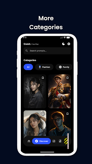 DePromptIn : AI Image Prompt Screenshot 2