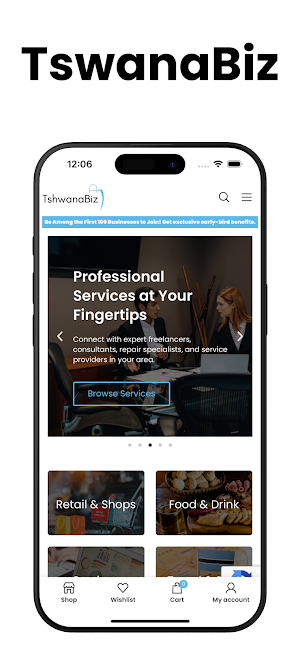 TswanaBiz - Online Shopping Screenshot 0