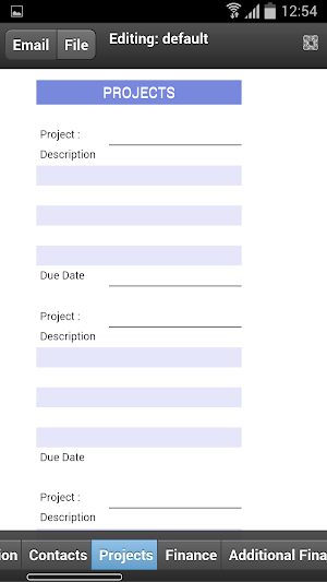 Business Organizer Screenshot 2