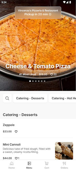 Vincenzo's Pizzeria & Rest. Screenshot 0